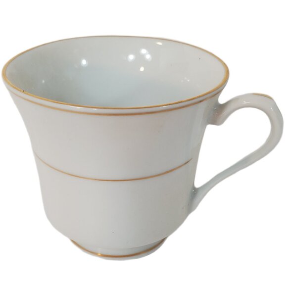 VTG Crown Ming Regent Collection Fine China 4 Teacups & Creamer Gold Trim Set - Picture 4 of 11